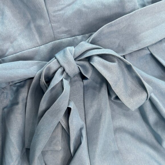 Goodtime USA NWT Wide Leg Jumpsuit Dolman Sleeve, Tie Belt, V-Neck D47 - Picture 4 of 11